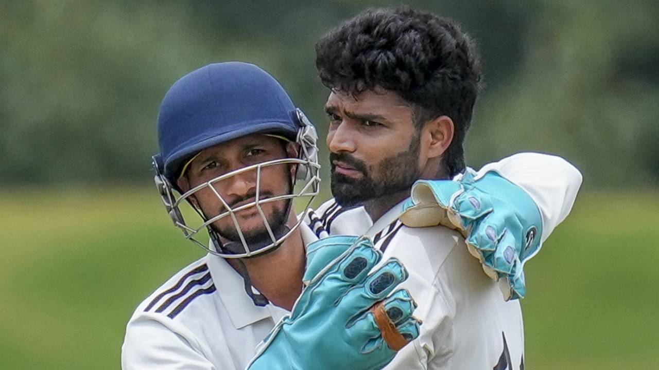 Kumar Kartikeya struck thrice in the first session of the final, Central Zone vs South Zone, Duleep Trophy, final, Bengaluru, September 11, 2025