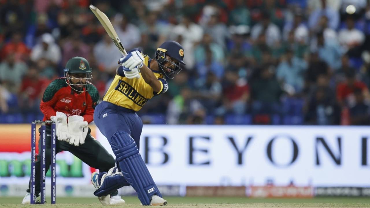 Kamil Mishara powers one over, Bangladesh vs Sri Lanka, Men's T20 Asia Cup, Abu Dhabi, September 13, 2025