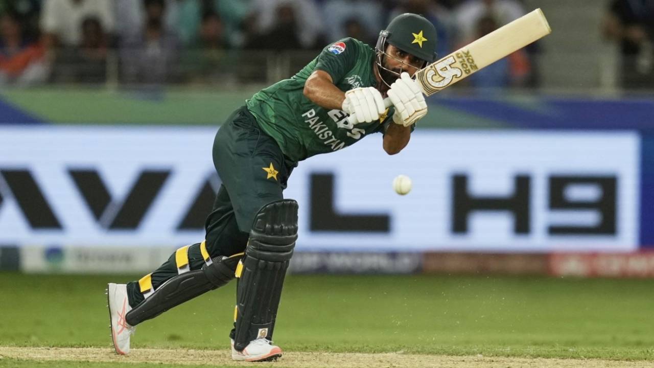 Fakhar Zaman maintains his balance on the flick, India vs Pakistan, Men's T20 Asia Cup, Dubai, September 14, 2025