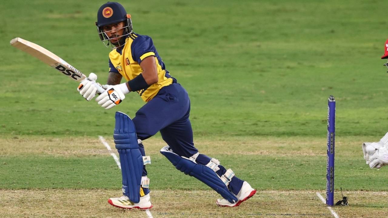 Pathum Nissanka maintained a strike-rate of 150 for his first ten balls, Sri Lanka vs Hong Kong, Men's T20 Asia Cup, Dubai, September 15, 2025