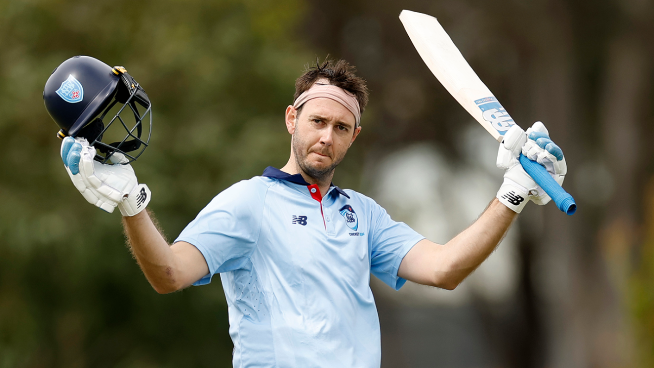 Kurtis Patterson started his season with a century, New South Wales vs Tasmania, One-Day Cup, Cricket Central, September 16, 2025