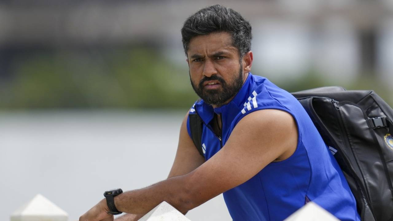 Karun Nair at the BCCI's Centre of Excellence , South Zone vs Central Zone, Duleep Trophy final, 4th day, CoE Ground, September 14, 2025