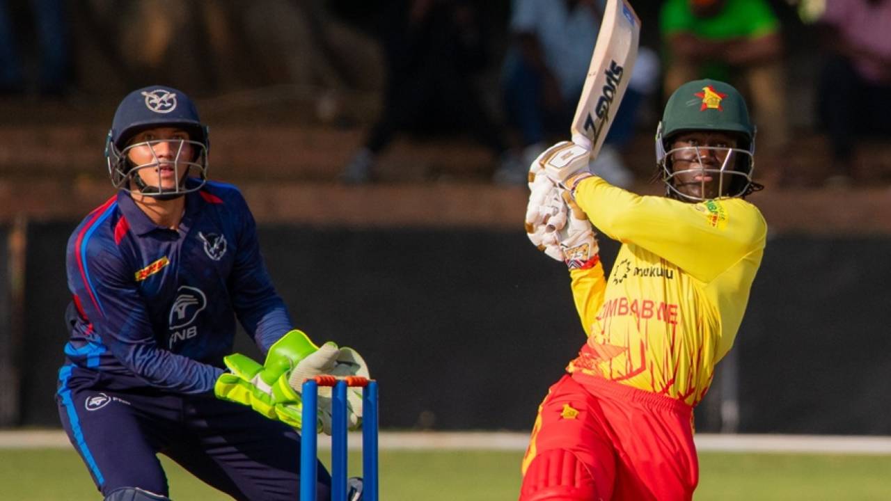 Tadiwanashe Marumani scored 50 in 36 balls, Zimbabwe vs Namibia, 2nd T20I, Bulawayo, September 16, 2025