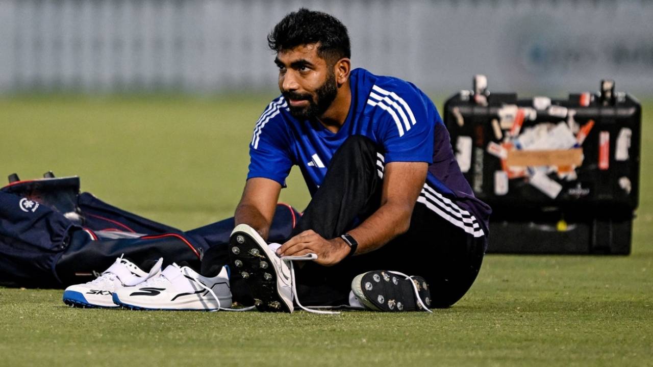Jasprit Bumrah at a training session, Dubai, September 16, 2025