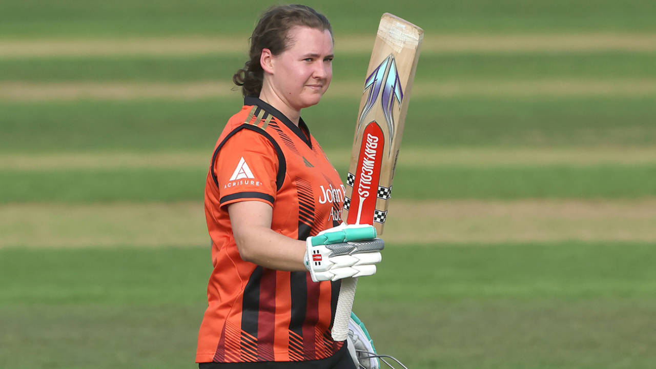 Kathryn Bryce made a century, The Blaze vs Lancashire, Women's One-Day Cup semi-final, Trent Bridge, September 16, 2025