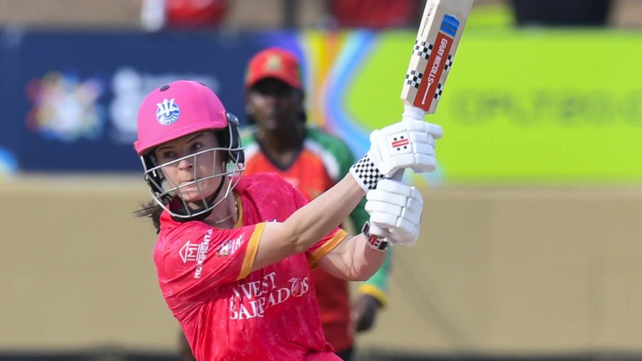Courtney Webb steadied the chase for Royals, Barbados Royals vs Guyana Amazon Warriors, WCPL, Guyana, September 17, 2025