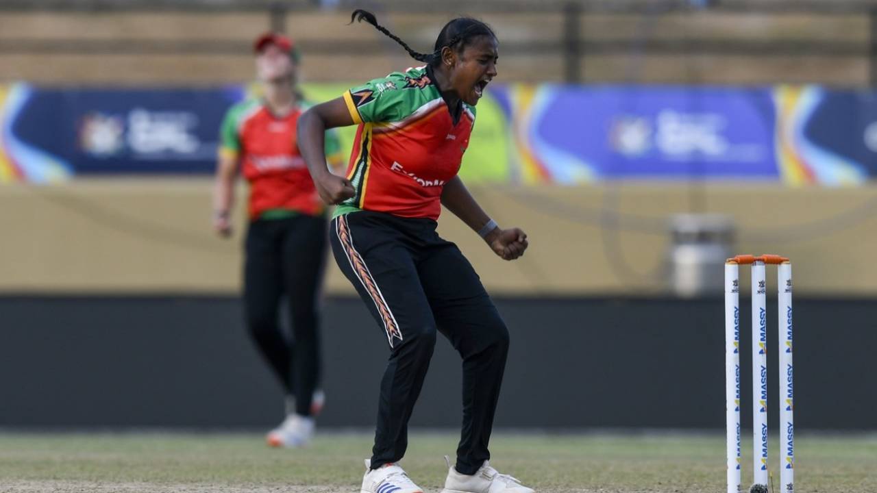 Ashmini Munisar kept Amazon Warriors' hopes alive with 3 for 21, Barbados Royals vs Guyana Amazon Warriors, WCPL, Guyana, September 17, 2025