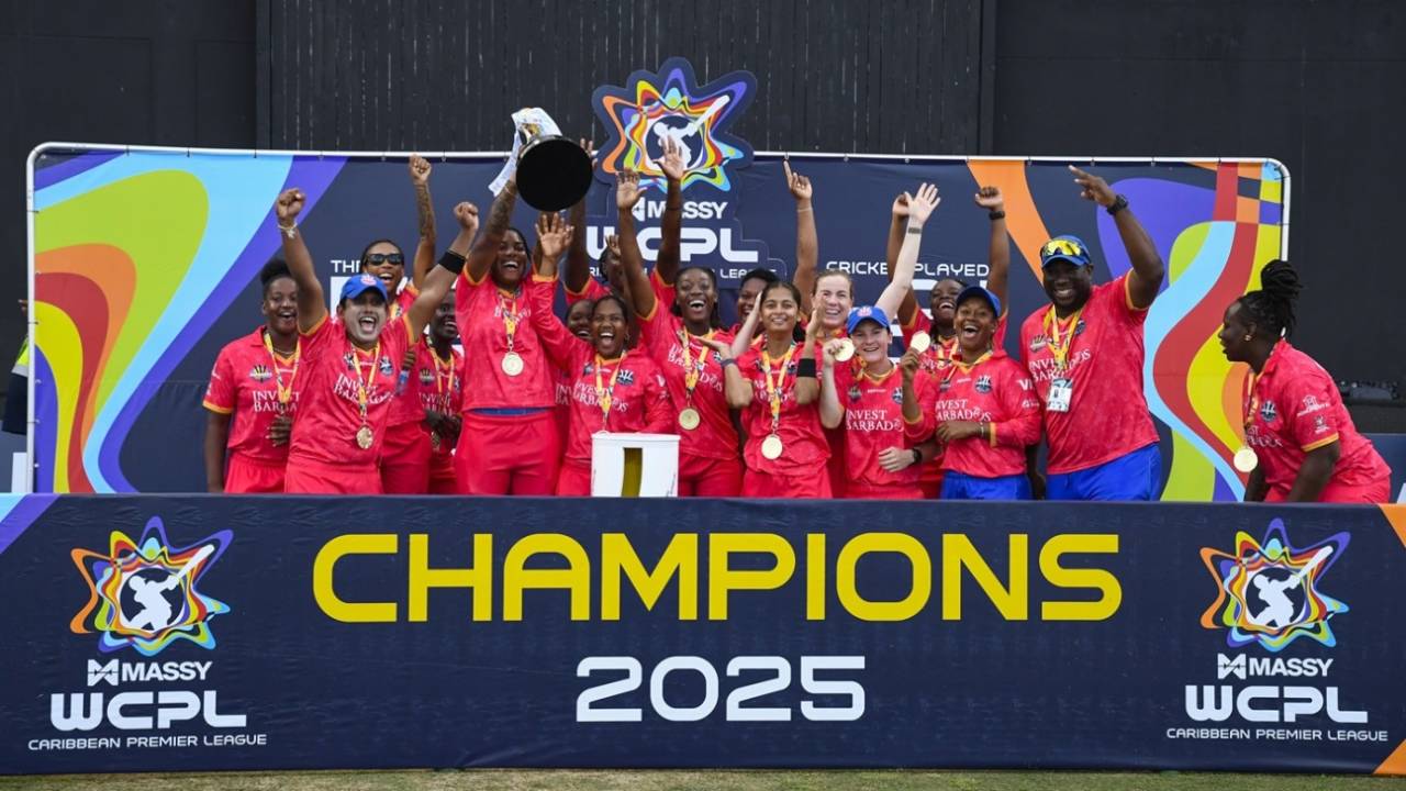 Barbados Royals completed the three-peat in the WCPL, Barbados Royals vs Guyana Amazon Warriors, WCPL, Guyana, September 17, 2025