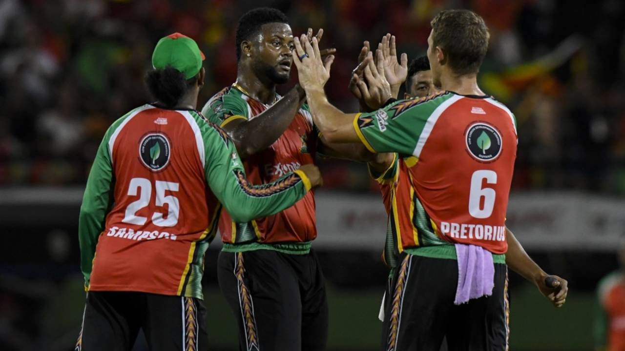Romario Shepherd struck in his first over, Guyana Amazon Warriors vs St Lucia Kings, CPL, Qualifier 1, Guyana, September 17, 2025