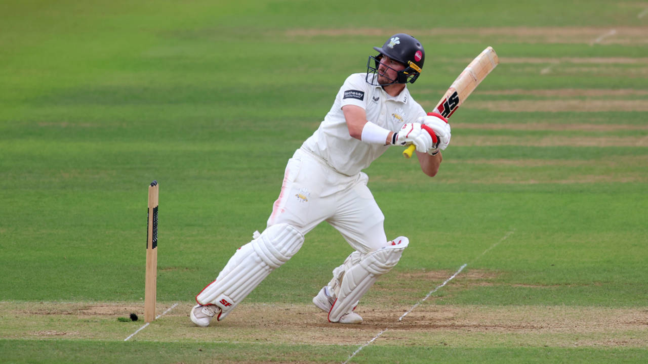 Rory Burns was positive at the start of Surrey's chase, Surrey vs Nottinghamshire, County Championship, Division One, The Oval, September 17, 2025