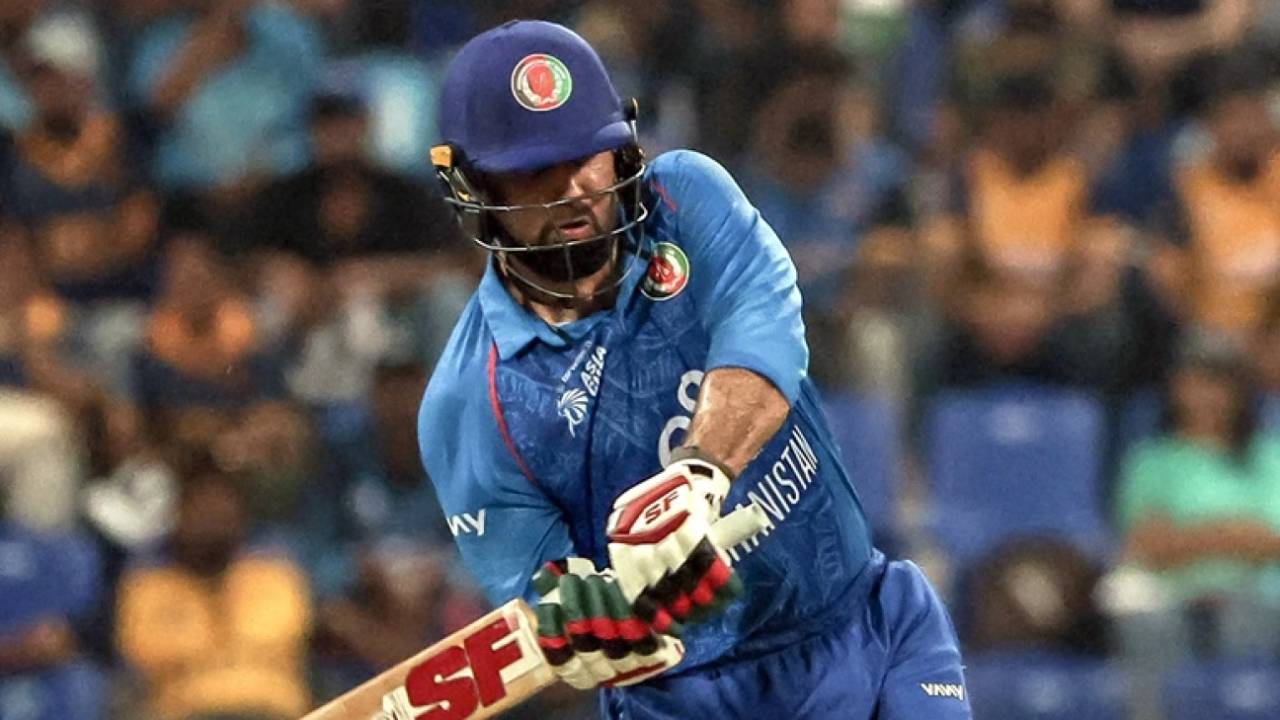 Mohammad Nabi blasted five sixes in an over, Afghanistan vs Sri Lanka, Men's T20 Asia Cup, Abu Dhabi, September 18, 2025