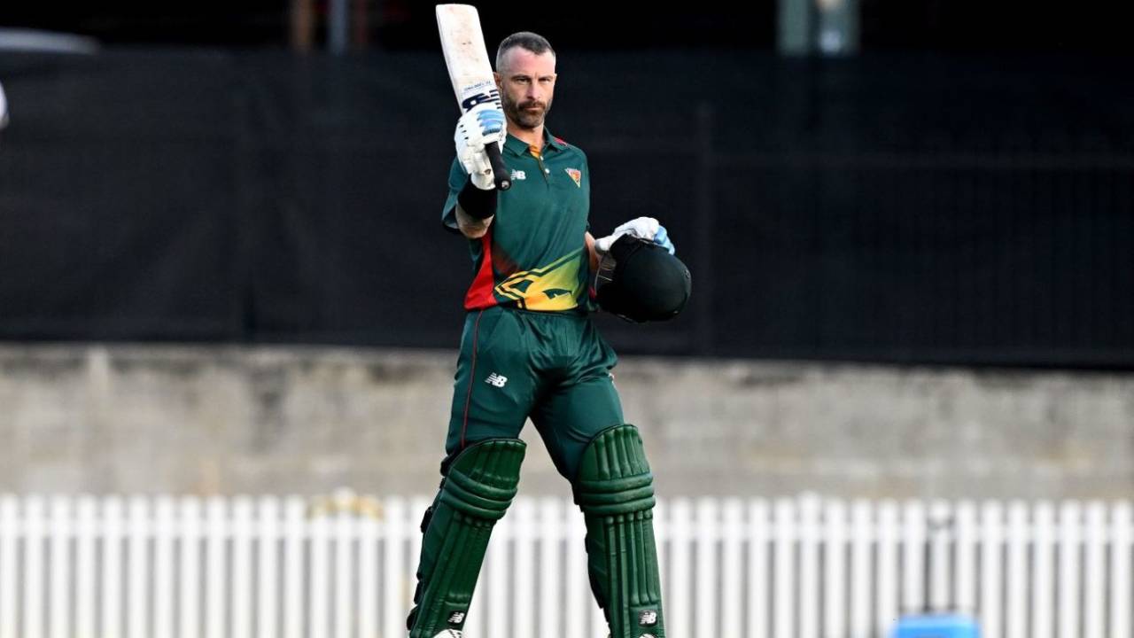 Matthew Wade made 105 from 68 balls, Tasmania vs Victoria, One-Day Cup, Brisbane, September 19, 2025