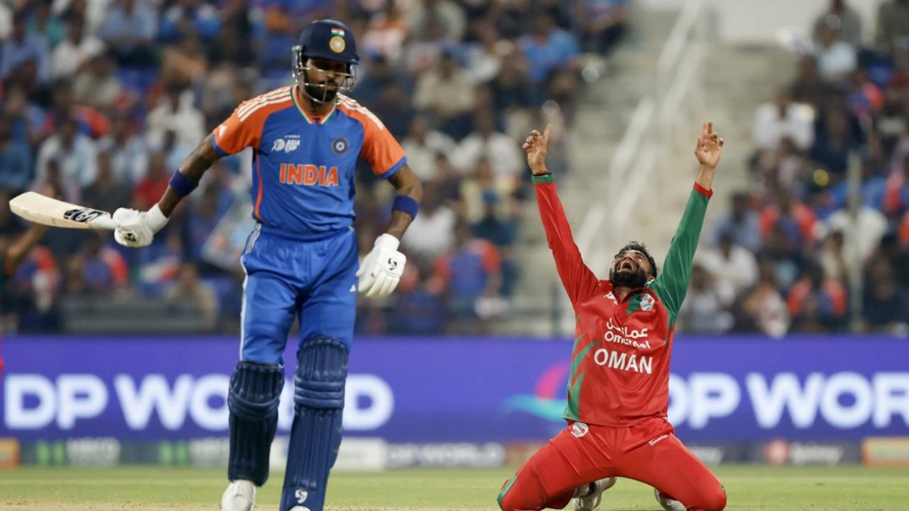 Hardik Pandya was run out for 1, India vs Oman, Asia Cup, Dubai, September 19, 2025