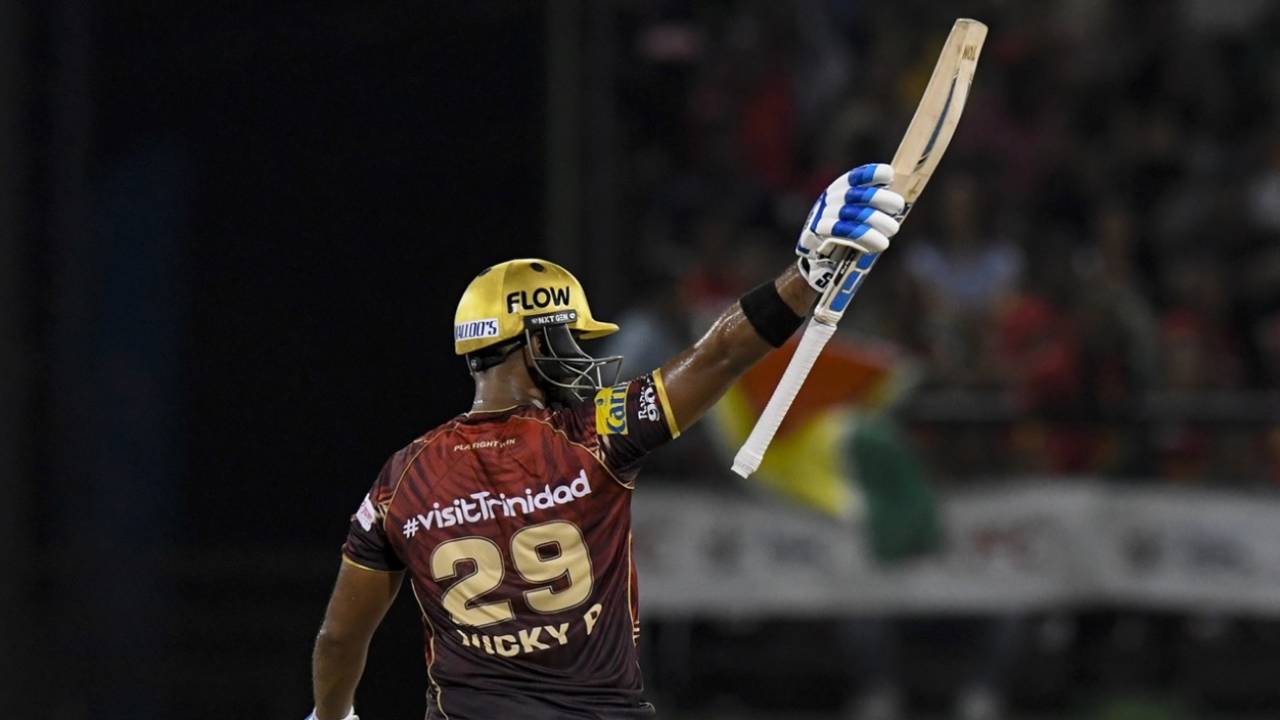 Nicholas Pooran hit 50 off 32 balls, St Lucia Kings vs Trinbago Knight Riders, CPL 2025, Qualifier 2, Providence, September 19, 2025