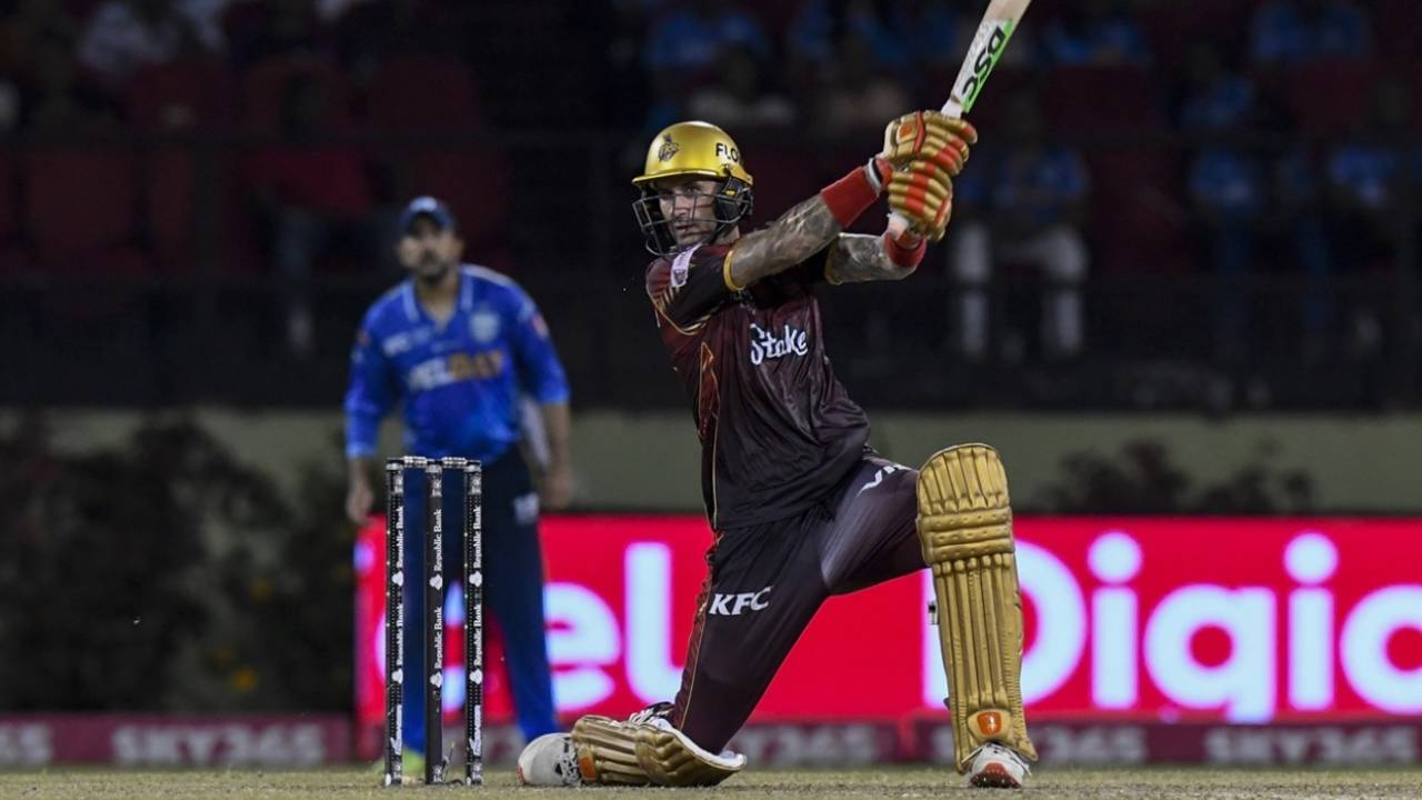 Alex Hales took his time to score 58, St Lucia Kings vs Trinbago Knight Riders, CPL 2025, Qualifier 2, Providence, September 19, 2025