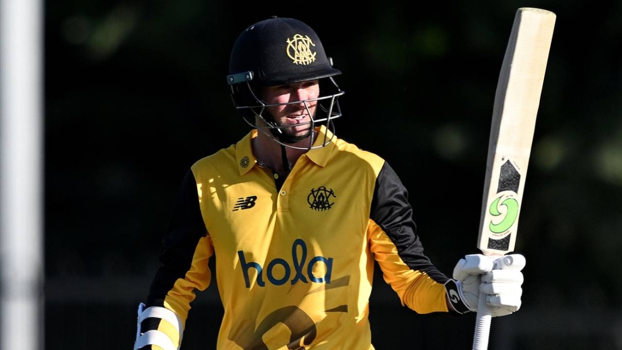 Sam Whiteman got a run-a-ball 83, Queensland vs Western Australia, One-Day Cup, Allan Border Field, Brisbane, September 21, 2025