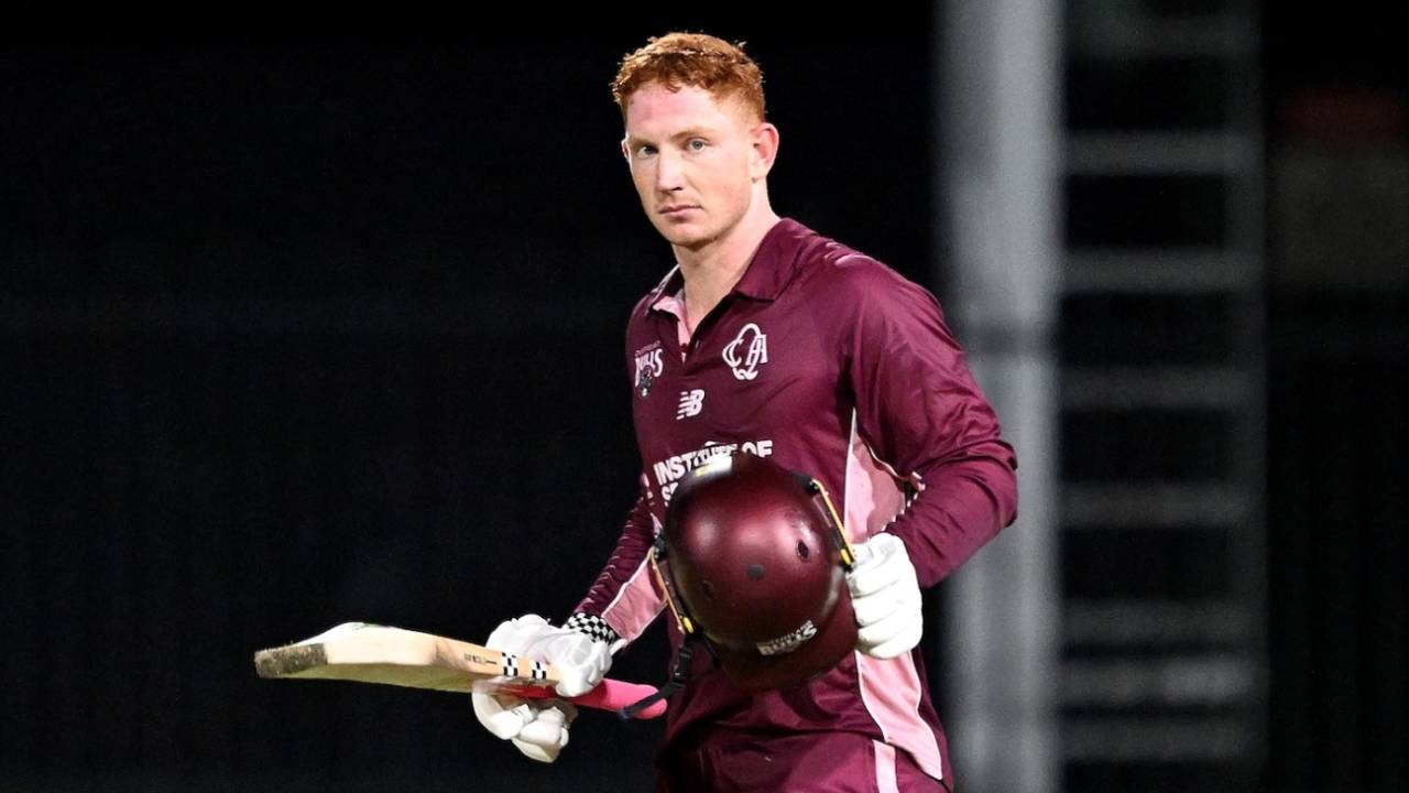 Hugh Weibgen's 85-ball century stunned Western Australia, Queensland vs Western Australia, One-Day Cup, Allan Border Field, Brisbane, September 21, 2025