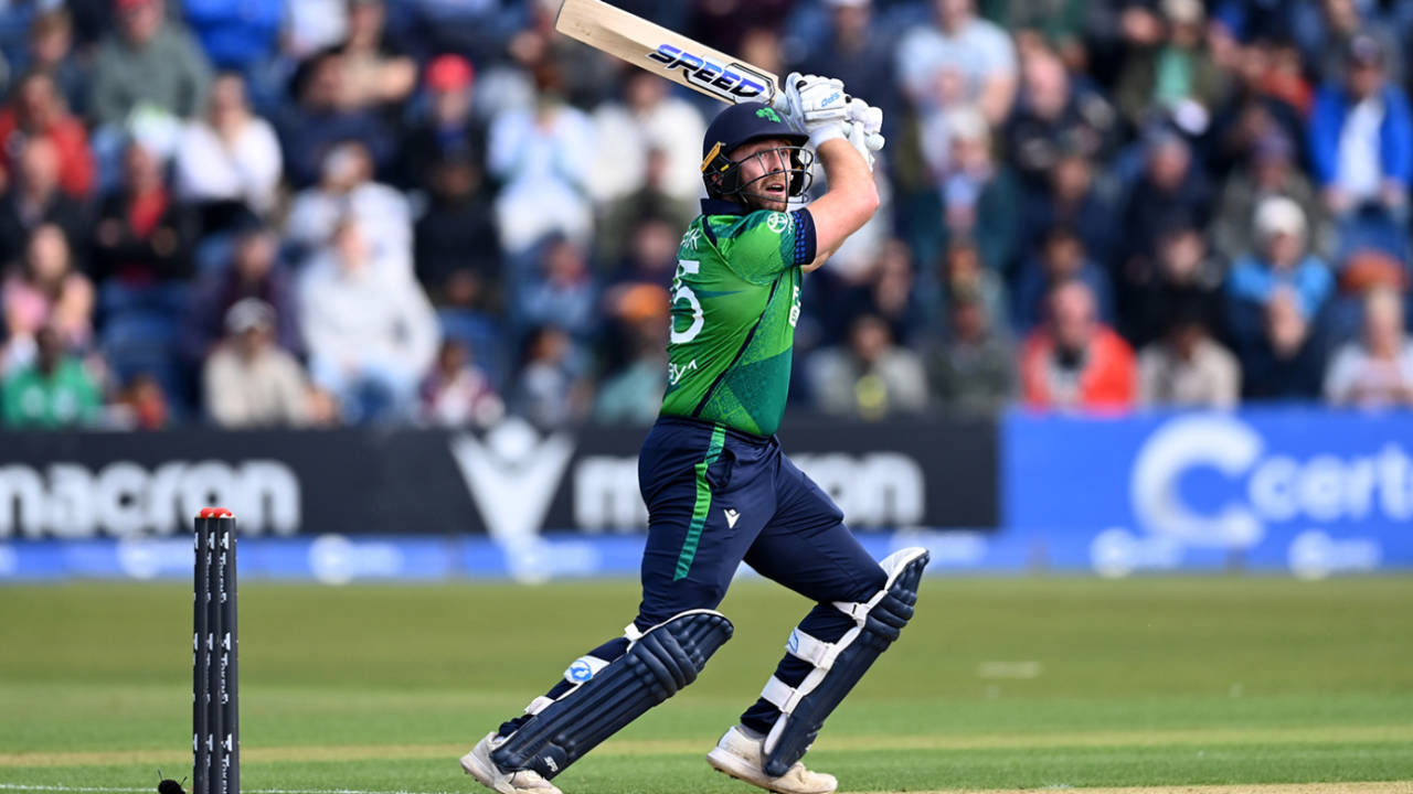 Ross Adair got the innings off to a strong start, Ireland vs England, 3rd T20I, Malahide, September 21, 2025