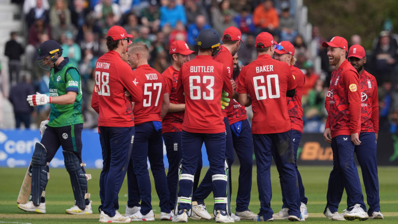 Adil Rashid claimed three wickets in the innings, Ireland vs England, 3rd T20I, Malahide, September 21, 2025