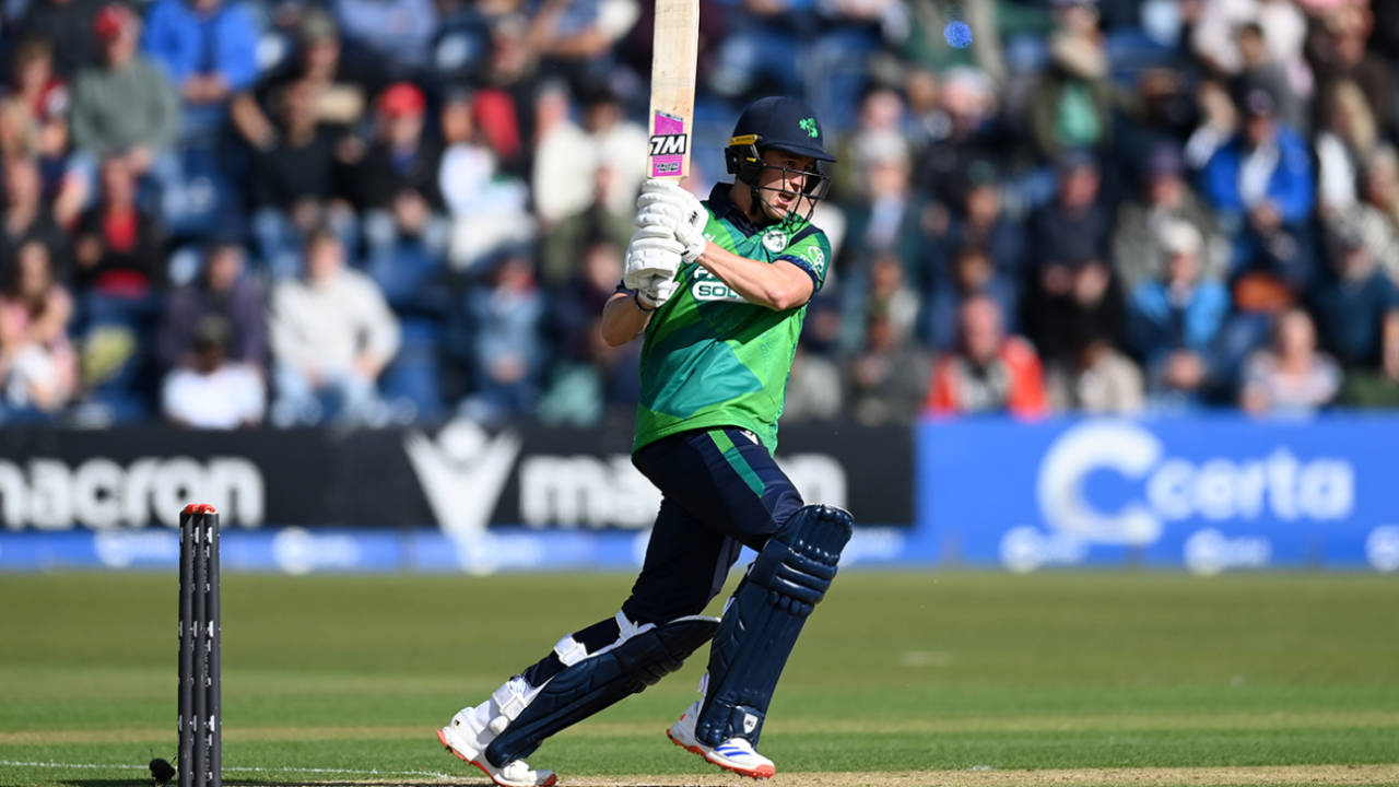 Ben Calitz made 22 off 18 on debut, Ireland vs England, 3rd T20I, Malahide, September 21, 2025