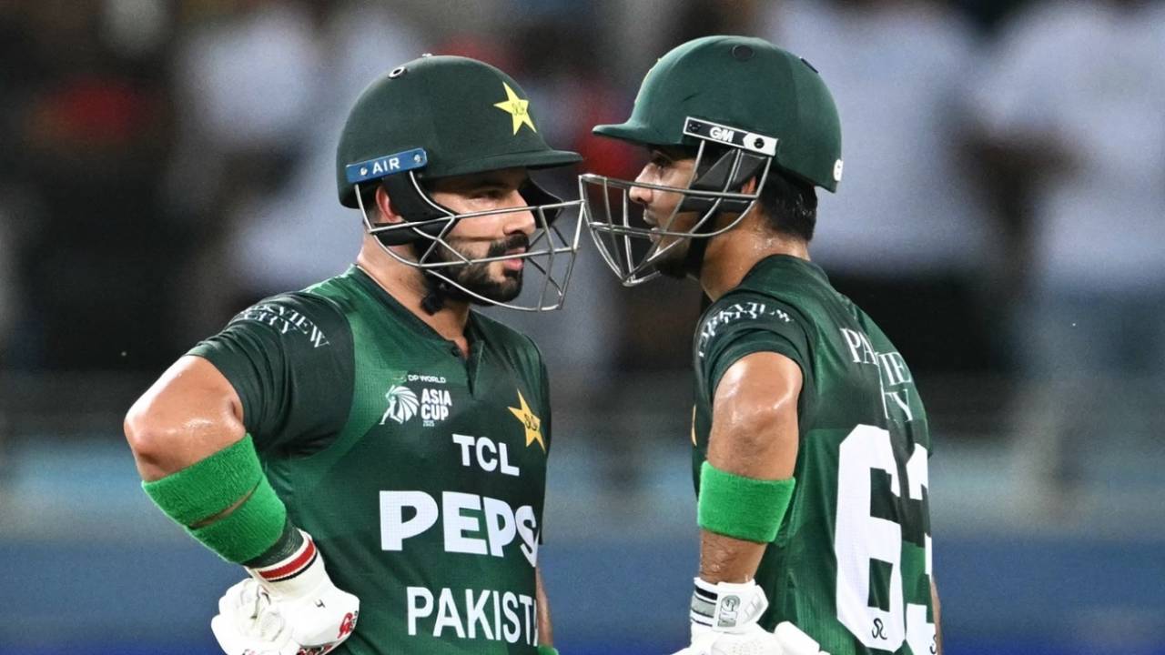 Sahibzada Farhan and Saim Ayub added 72 runs off 49 balls for the second wicket, India vs Pakistan, Super Fours, Asia Cup, Dubai, September 21, 2025