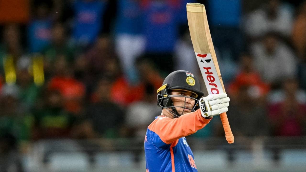 Abhishek Sharma celebrates his half-century, India vs Bangladesh, Super Fours, Asia Cup, Dubai, September 24, 2025