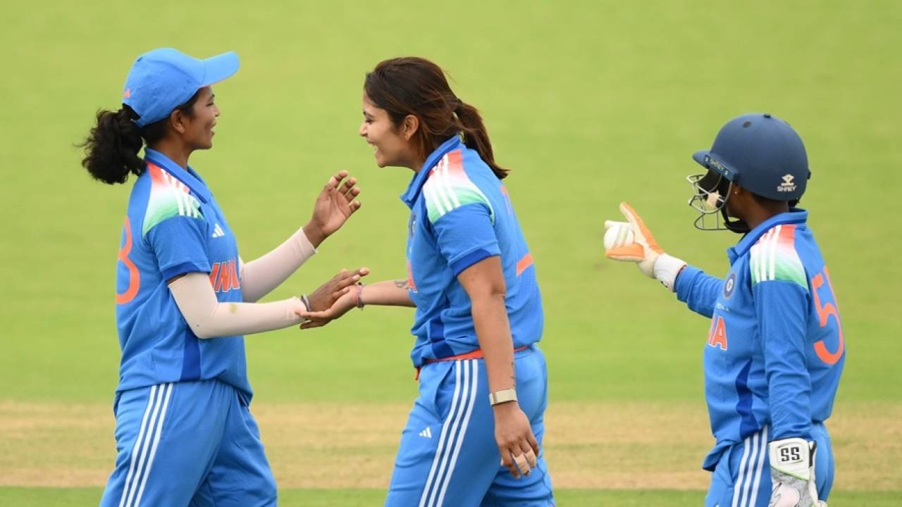 Sayali Satghare picked up three wickets, India A vs New Zealand, ICC Women's World Cup warm-up, Bengaluru, September 25, 2025 