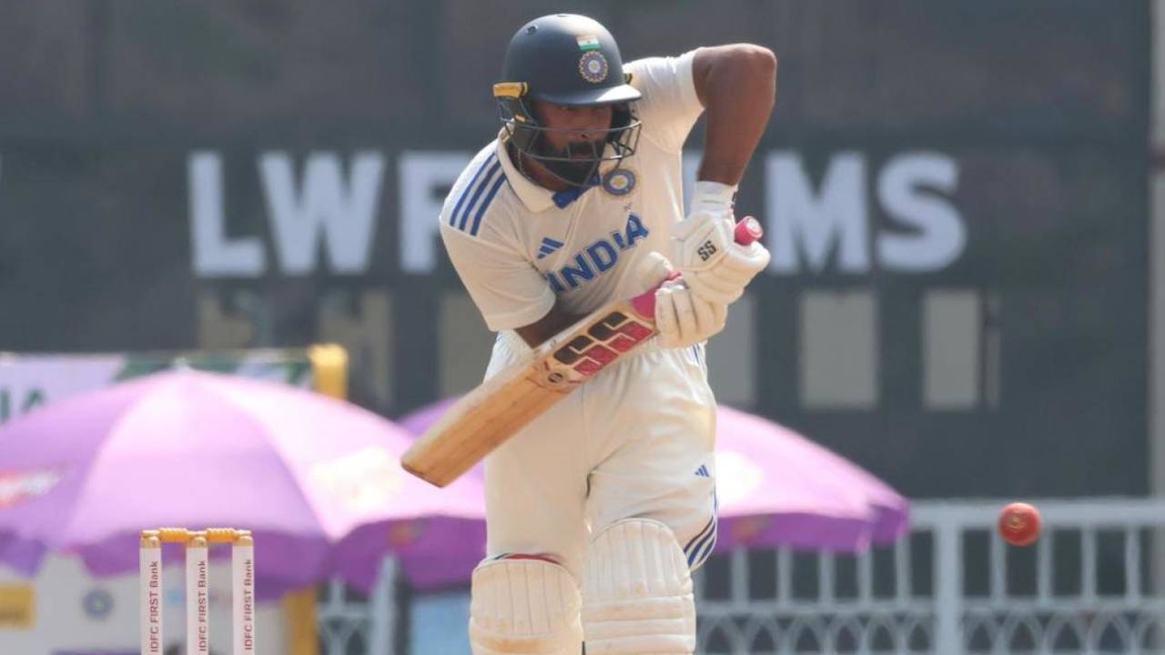 Narayan Jagadeesan fell in the thirties in both innings, India A vs Australia A, 2nd unofficial Test, 3rd day, Lucknow, September 25, 2025