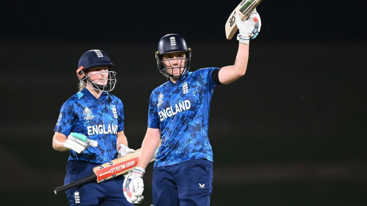 Nat Sciver-Brunt and Emma Lamb added 173 runs for the fourth wicket, India vs England, ODI Women's World Cup warm-up, Bengaluru, September 25, 2025