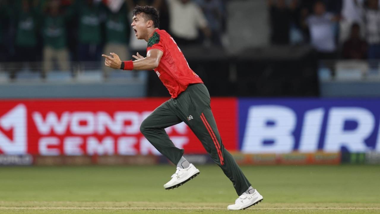 Taskin Ahmed struck in the first over, Bangladesh vs Pakistan, Men's T20 Asia Cup, Dubai, September 25, 2025