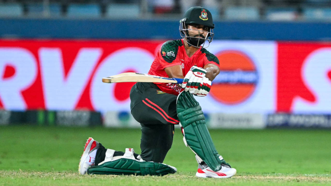 Shamim Hossain was the only batter in the top seven to go past 20, Bangladesh vs Pakistan, Men's T20 Asia Cup, Dubai, September 25, 2025