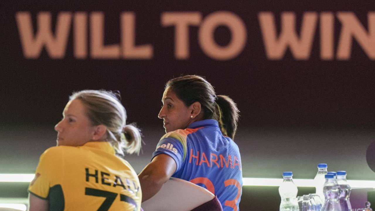 Alyssa Healy and Harmanpreet Kaur dream about lifting the World Cup, Women's World Cup, Bengaluru, September 26, 2025