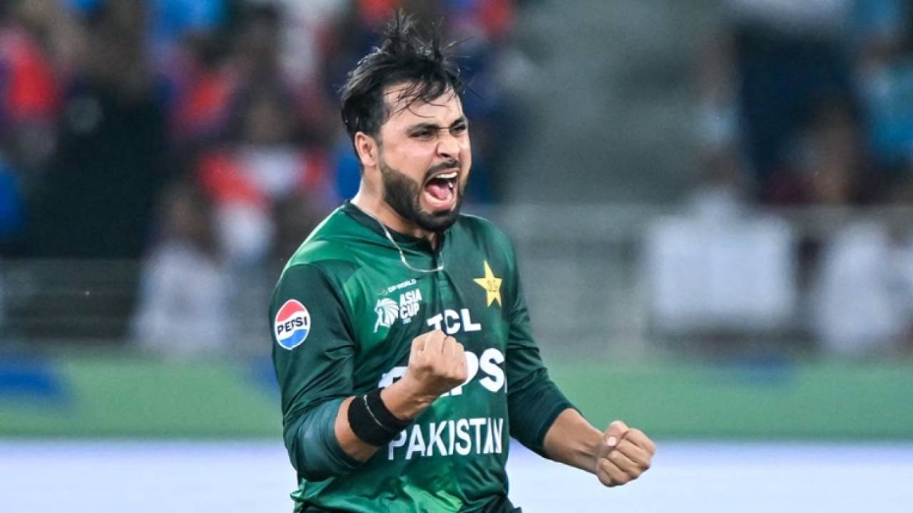 Faheem Ashraf got the first wicket, India vs Pakistan, Asia Cup final, Dubai, September 28, 2025