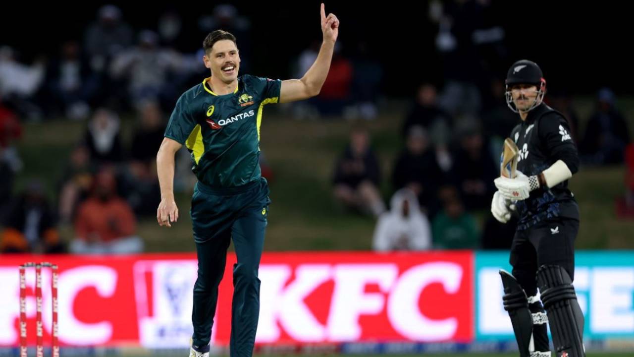 Ben Dwarshuis was on a hat-trick, New Zealand vs Australia, 1st T20I, Mount Maunganui, October 1, 2025