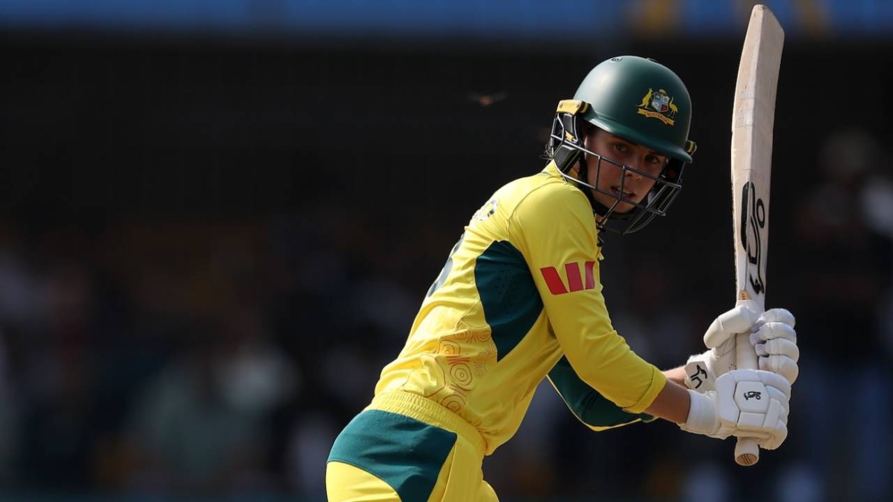 Phoebe Litchfield was solid at the top, Australia vs New Zealand, Women's ODI World Cup, Indore, October 1, 2025