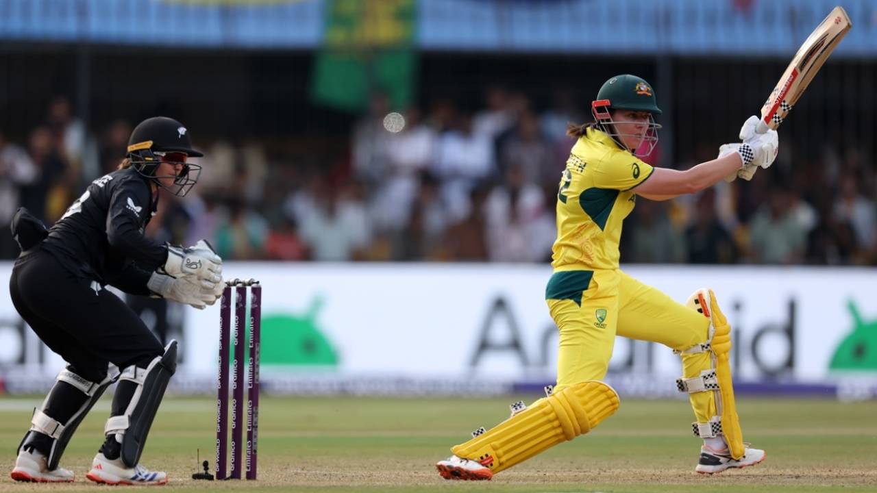 Tahlia McGrath's steady innings helped Australia rebuild, Australia vs New Zealand, Women's ODI World Cup, Indore, October 1, 2025