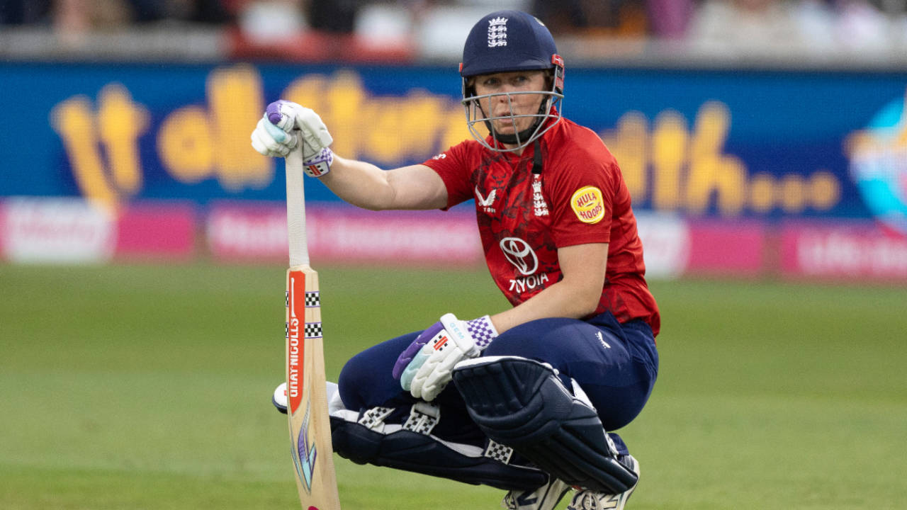 Heather Knight suffered her hamstring tear while batting against West Indies in May, England vs West Indies, 3rd women's T20I, Chelmsford, May 26, 2025