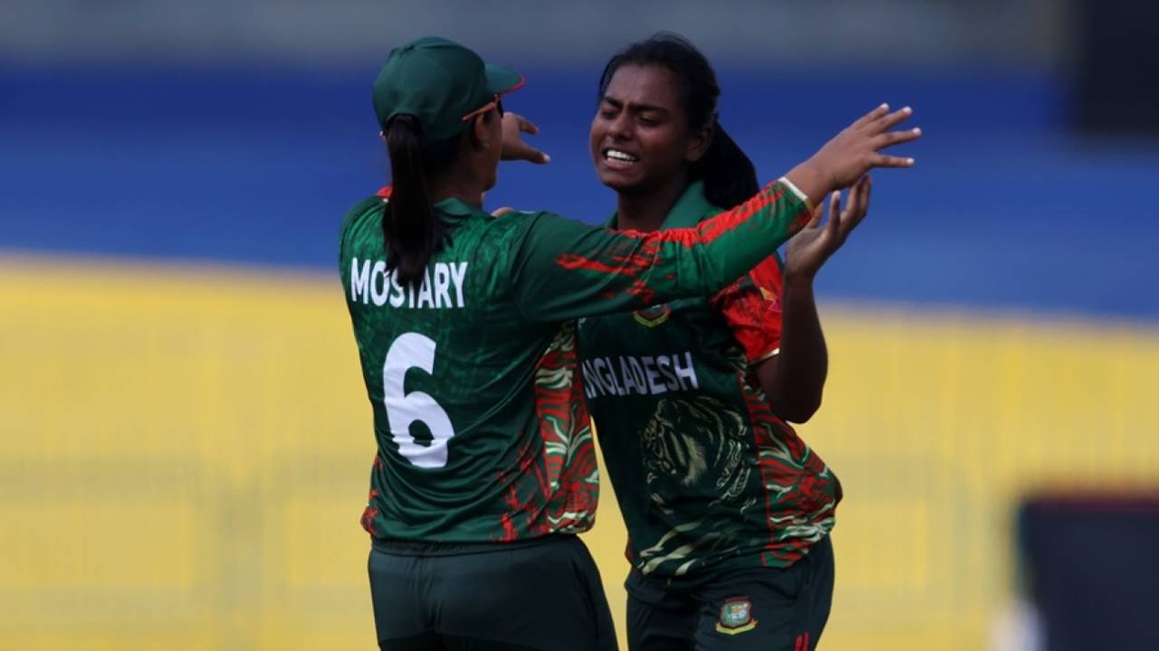 Marufa Akter struck twice in the first over, Bangladesh vs Pakistan, Women's ODI World Cup, Colombo, October 2, 2025
