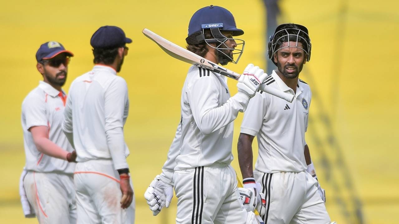 Rajat Patidar and Ruturaj Gaikwad took the side past 100, Vidarbha vs Rest of India, Nagpur, Irani Cup, 2nd day, October 2, 2025