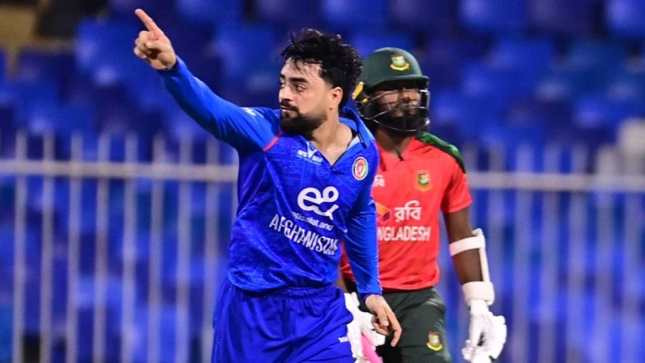 Rashid Khan ran through Bangladesh, Afghanistan vs Bangladesh, 1st T20I, Sharjah, October 2, 2025