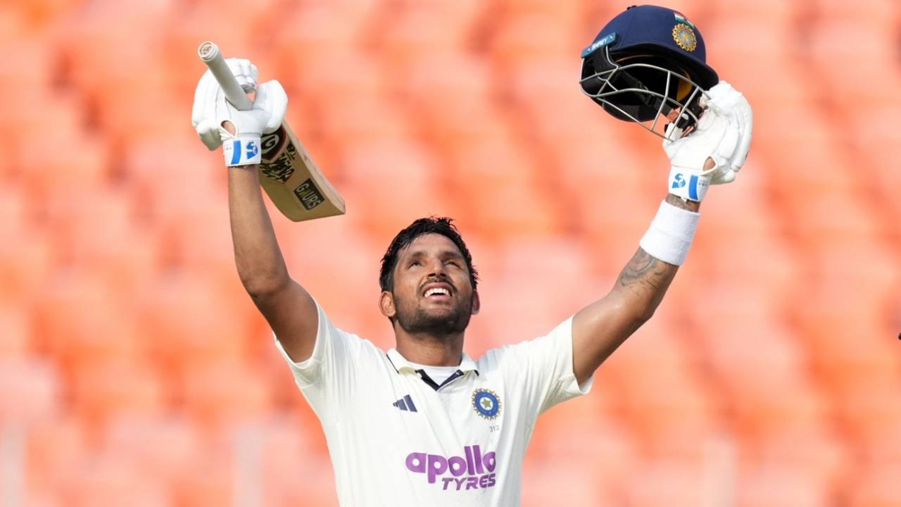Dhruv Jurel celebrates his maiden Test century, India vs West Indies, 1st Test, Ahmedabad, 2nd day, October 3, 2025