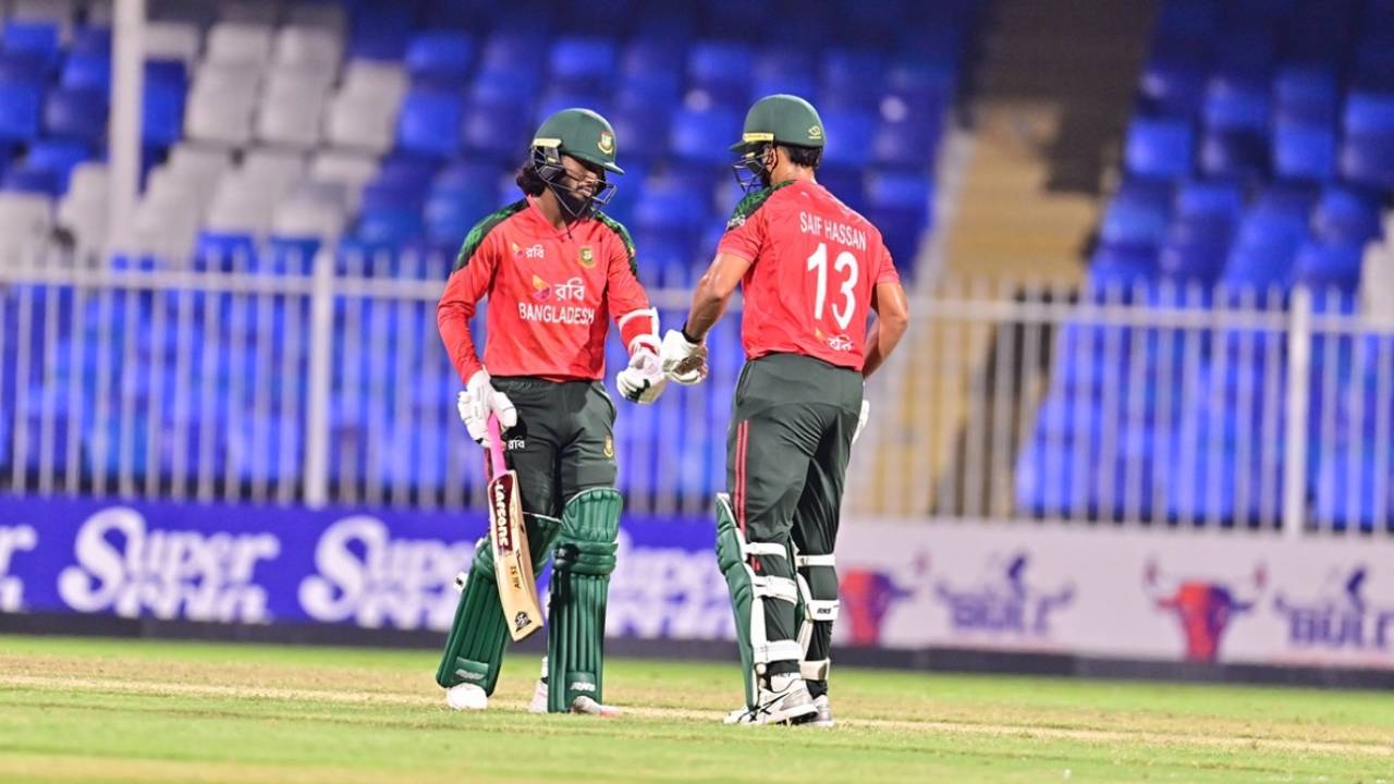 Jaker Ali and Shamim Hossain's stand lifted Bangladesh, Afghanistan vs Bangladesh, 2nd T20I, Sharjah, October 3. 2025