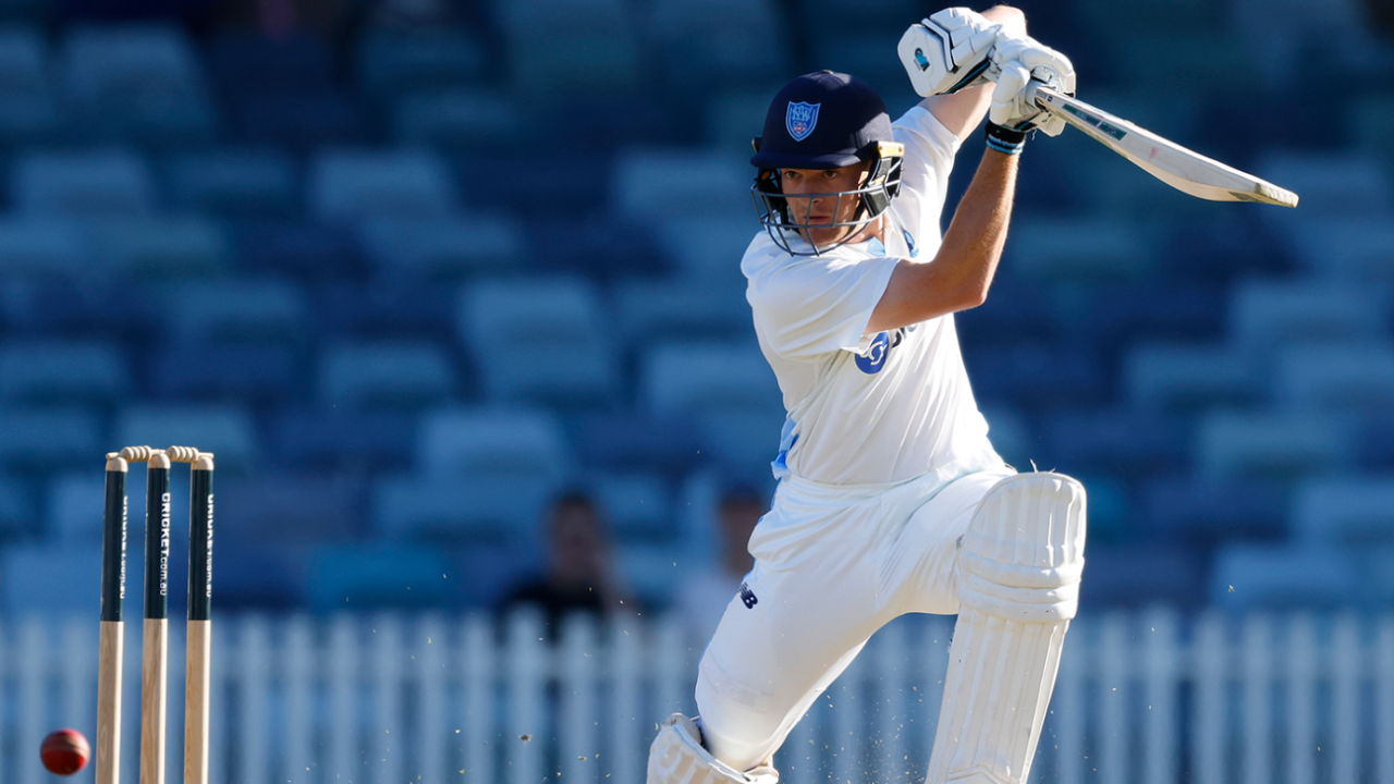 Will Salzmann played impressively on his first-class debut, Western Australia vs New South Wales, Sheffield Shield, WACA, October 6, 2025
