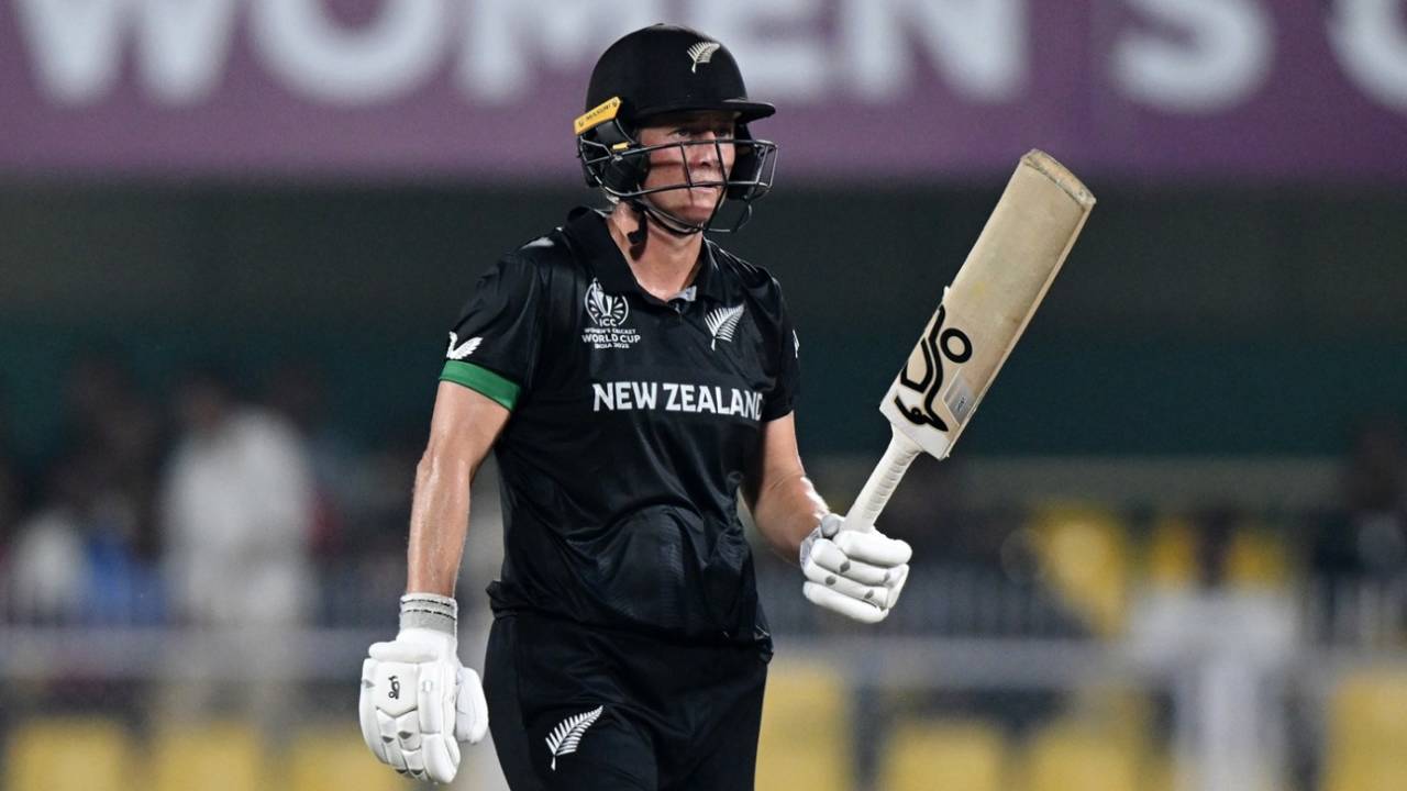 Sophie Devine scored her third fifty-plus score at this World Cup, Bangladesh vs New Zealand, Women's ODI World Cup, Guwahati, October 10, 2025