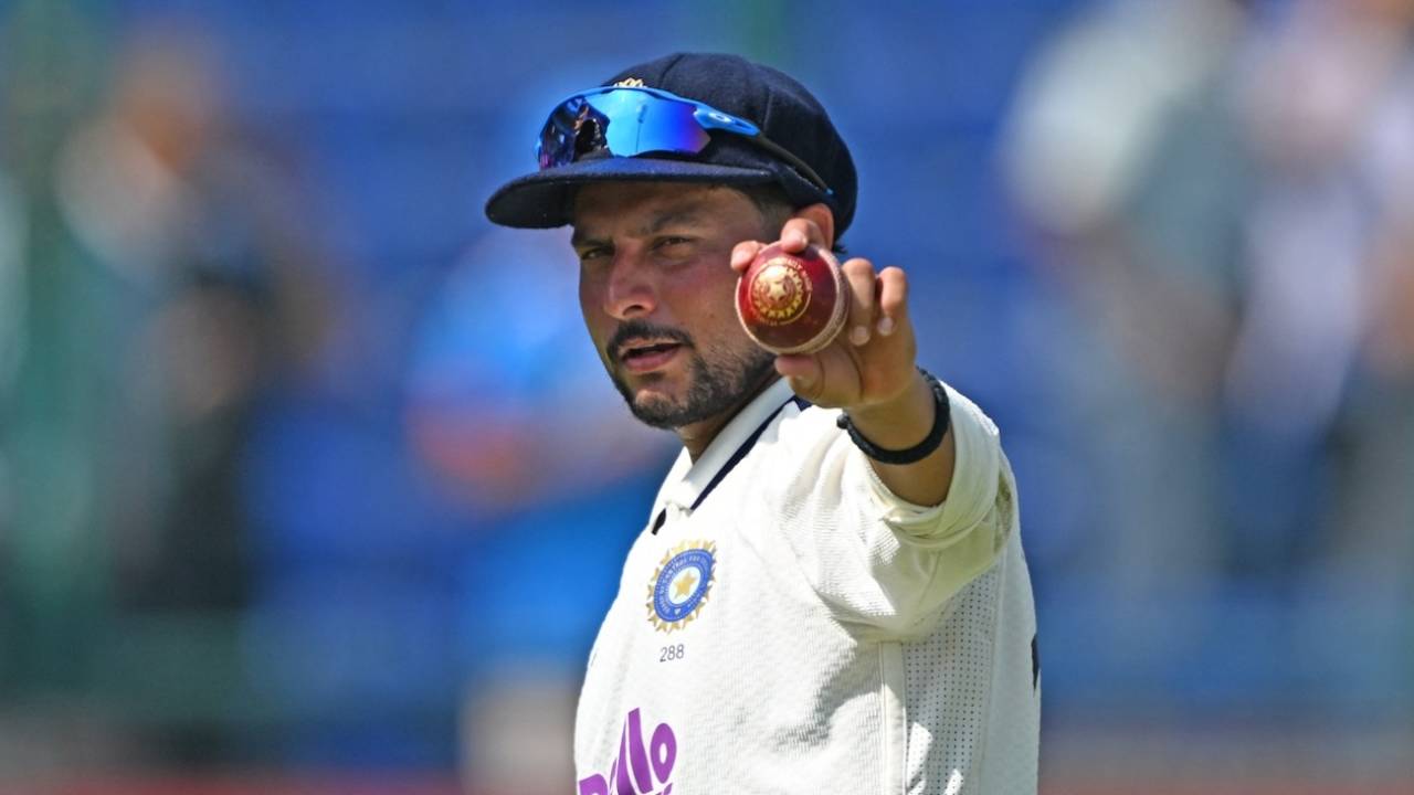 Kuldeep Yadav picked up his fifth wicket to finish off the innings, India vs West Indies, 2nd Test, Delhi, 3rd day, October 12, 2025