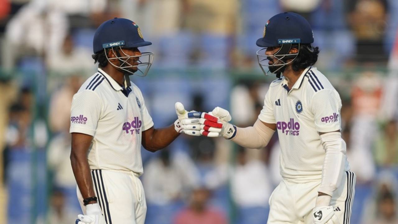B Sai Sudharsan and KL Rahul remained unscathed at stumps on day four, India vs West Indies, 2nd Test, Delhi, 4th Day, October 13, 2025