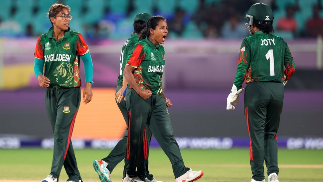 Ritu Moni dismissed the set Anneke Bosch, Bangladesh vs South Africa, Women's ODI World Cup, Visakhapatnam, October 13, 2025