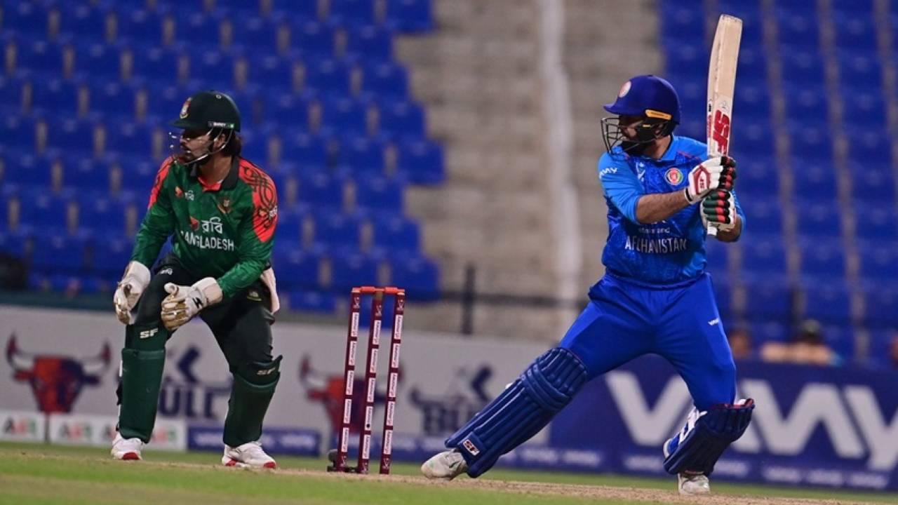 Mohammad Nabi cracked 62* off just 37 balls, Afghanistan vs Bangladesh, 3rd ODI, Abu Dhabi, October 14, 2025