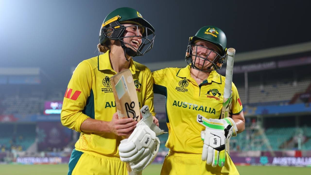 Alyssa Healy and Phoebe Litchfield put on an unbroken 202-run stand, Australia vs Bangladesh, Women's World Cup, Visakhapatnam, October 16, 2025