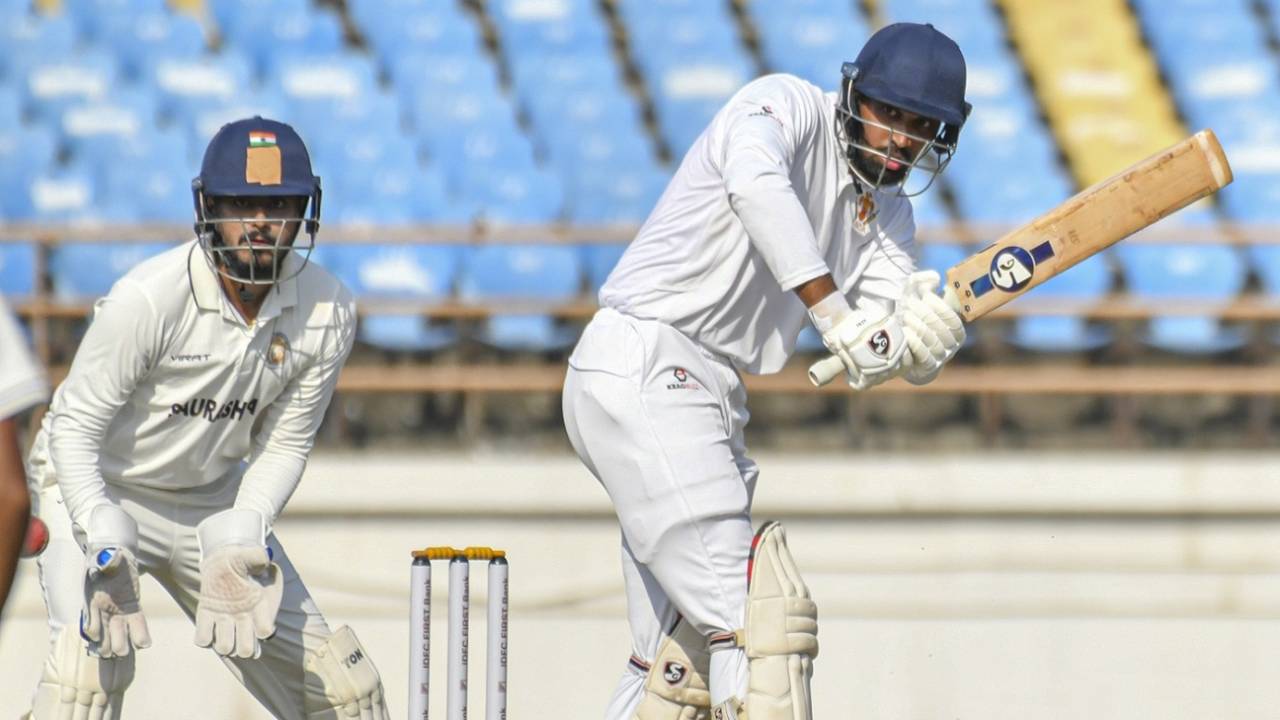 Ravichandran Smaran scored 77, Saurasthra vs Karnataka, Ranji Trophy, 1st day, Rajkot, October 15, 2025